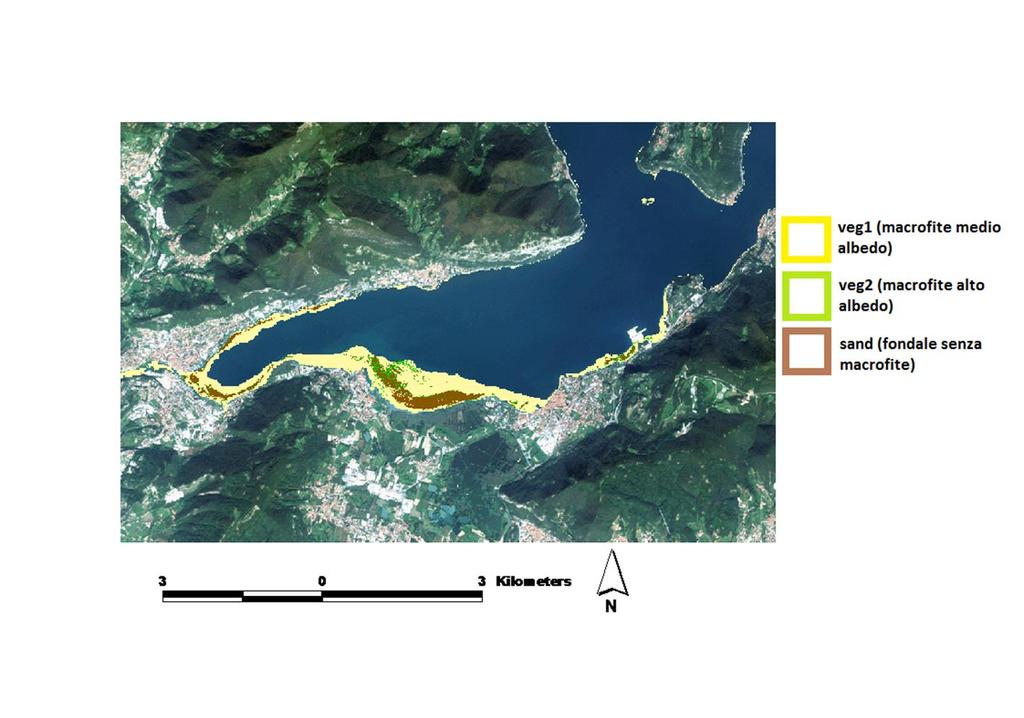 Remote sensing IREA CNR Mappa di copertura della zona