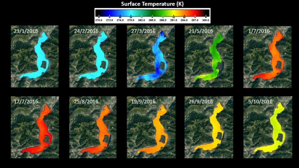 Remote sensing Temperatura (IREA CNR) Mappe satellitari delle