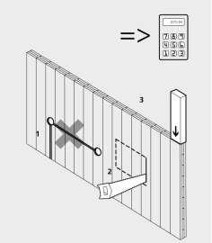 I pannelli sono da proteggere temporaneamente dalle intemperie. Evitare la possibilità che i pannelli si sporchino e prevedere un adeguata protezione.