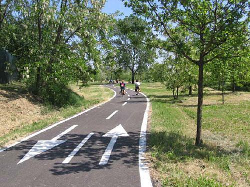 Elemento ciclabile L elemento ciclabile a livello fisico sintetizza