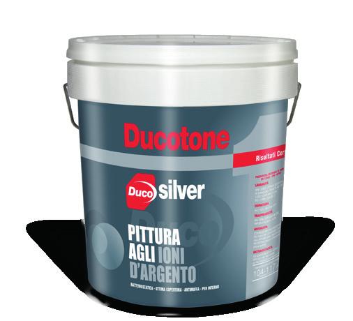 6 7 Ducotone Silver Pittura agli ioni d argento Nel settore delle vernici, l utilizzo della tecnologia agli ioni d argento garantisce un notevole effetto