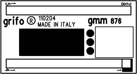 ITALIAN TECHNOLOGY grifo FIGURA 4: PIANTA COMPONENTI - VISTA LATO COMPONENTI