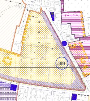 Dal punto di vista urbanistico, secondo quanto previsto dal PRG, l aerea di intervento è classificato come aree attrezzate a parco gioco e sport. fig. 1. Estratto planimetria PRG 3.