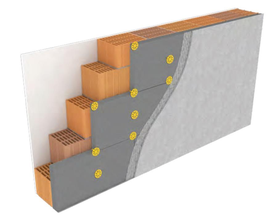 L efficentamento della struttura consiste nella realizzazione di un cappotto perimetrale nelle pareti verticali ed un isolamento termico in copertura.