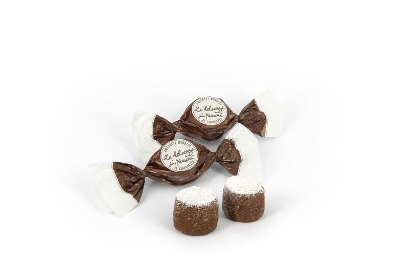 AMARETTI MORBIDI CLASSICI Monodose doppio fiocco Classic Almond Soft Biscuits, individually wrapped, double bow Codice /