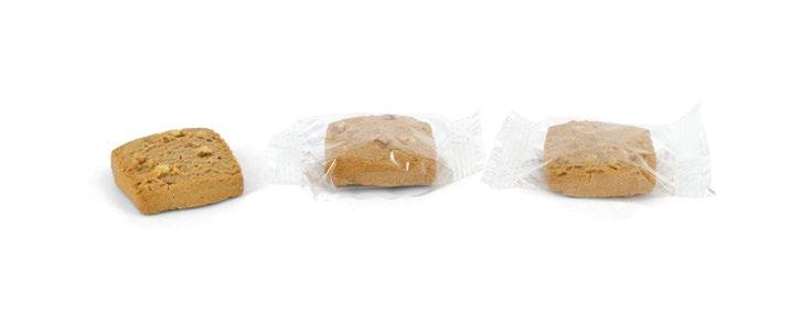 120 mm Pcs x crt: 4 QUADRUCCI CLASSICI Monodose Traditional Almond Biscuits - single