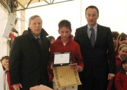 Anno 2010 Attestato di Benemerenza a Sebastiano Bortolas Per aver dimostrato competenza, coraggio e