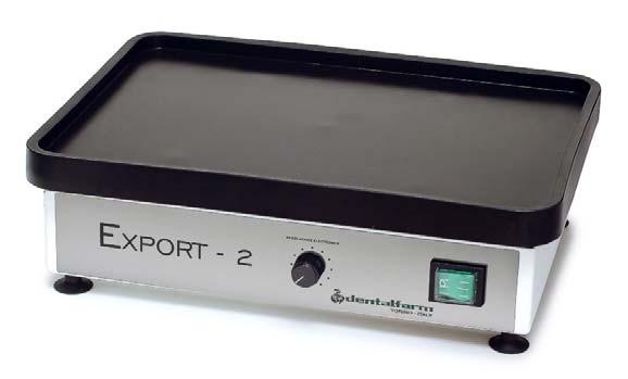 VIBRATORI MINIEXPORT - MIDIEXPORT - EXPORT 2 - MAXI 2 DESCRIZIONE Apparecchiature realizzate per il Laboratorio Odontotecnico, per la messa in rivestimento dei modellati nella tecnica di fusione a