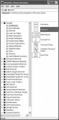 Workspace; Allo stesso modo il risultato delle simulazioni può essere esportato nel Workspace e analizzato con Matlab.