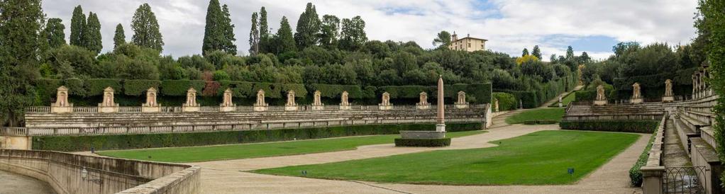 Giardino di Boboli UNA GIORNATA AL GIARDINO DI BOBOLI Cosimo I dei Medici nel 1550 chiese al Tribolo, un architetto e scultore collaboratore di Michelangelo Buonarroti, di realizzare questo giardino,