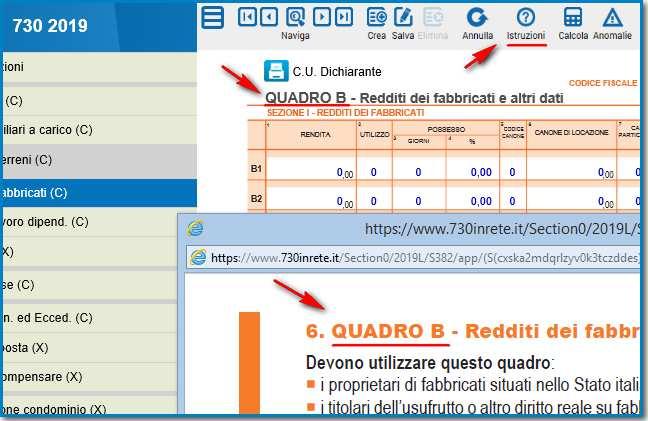 Per approfondire nello specifico la compilazione dei vari quadri della dichiarazione si rimanda: alle ISTRUZIONI MINISTERIALI del modello 730, scaricabili al link HTTP://UNIONCAF.PRONTOCAF.