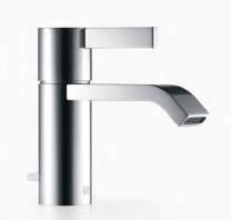 automática, saliente 150 mm [5,7 l/min.] IMO Sieger Design EN Welcome to your bathroom. IMO unites two prevalent formal expressions, combining a round body with a rightangled lever and spout.