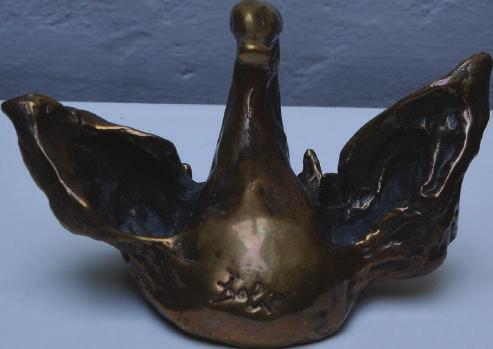 27 SALVADOR DALÌ Dragon - Cisne - Elefante, 1969 bronzo cm 11,5 x