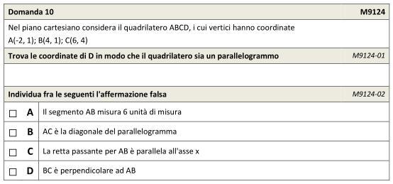 punti nel piano A x A, y A e B x B, y B Se x A x, allora AB