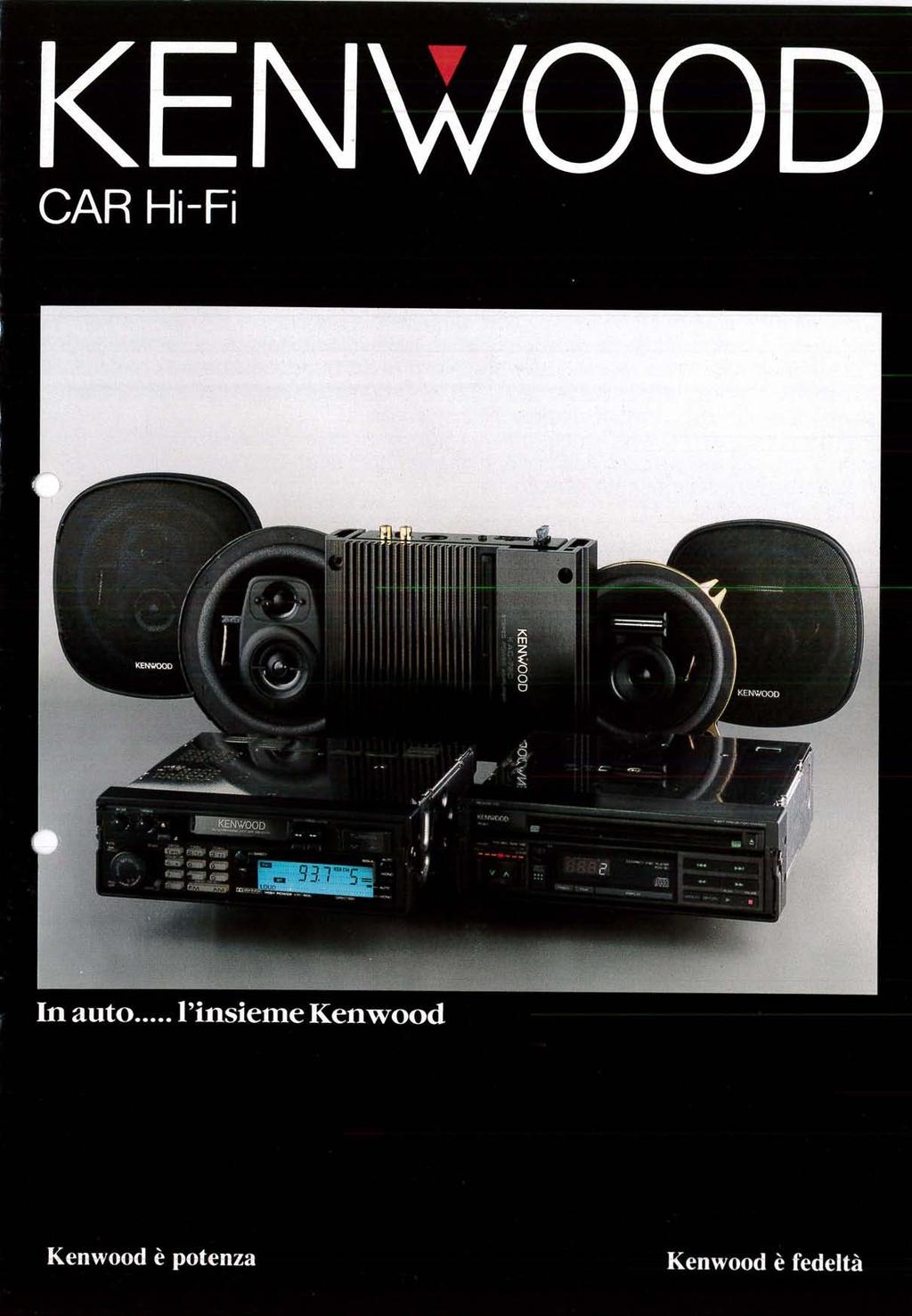 KENWOOD CAR HiFi In auto l'insieme