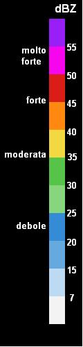 La riflettività radar e la precipitazione Il radar non misura la precipitazione R ma la riflettività Z Z si misura in dbz 1 dbz = 10 log 10 P r / P 0 Il valore di Z dipende Concentrazione e