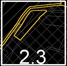 TAB. 3 ZONE DI ATTRAZIONE Nr. sito 3.1 Dati identificativi dell area (vie che delimitano l area, mappali, ) Area prospiciente la Strada Com.le da Galvagno - Fg 2 porzione map.