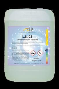 02 Prodotto liquido ad elevato contenuto enzimatico che garantisce la rimozione della maggior parte delle