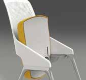 Tip-up polypropylene seat for upholstery 01. 03.
