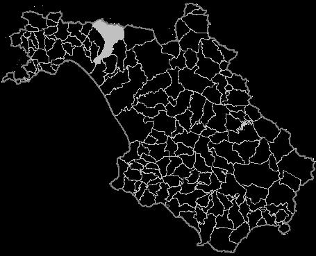 LA STRUTTURA INSEDIATIVA SUPERFICIE 88,61 km 2 ABITANTI 12.016 - Istat 2014 DENSITA 136,75 ab.