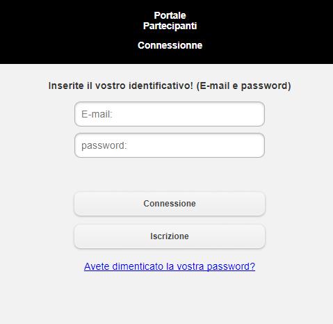 1 Pagina iniziale Una volta sul sito, è possibile effettuare il login o