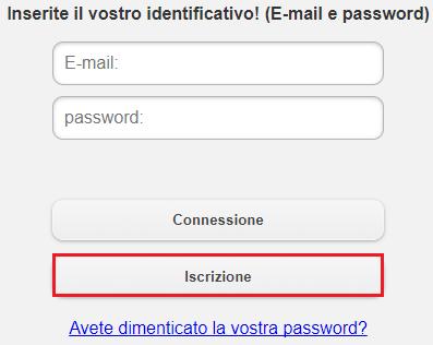 2 Procedura di registrazione Premere il