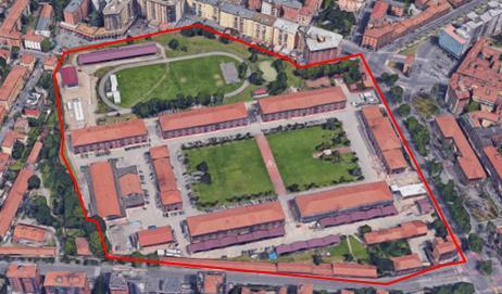 m. caserma Mameli di Bologna (1) La Caserma Mameli, situata nella zona semi centrale della città di Bologna, è una infrastruttura che si