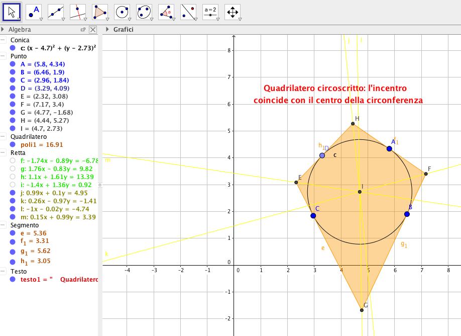 inscritti e circoscritti costruendo