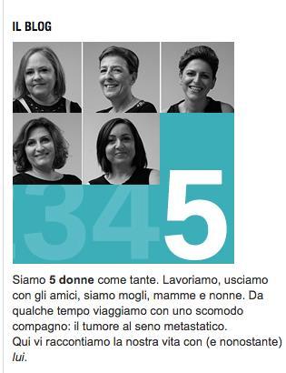 Avviato nel 2014 grazie a un accordo tra il Gruppo Espresso ed Europa Donna Italia e alla disponibilità di cinque donne.