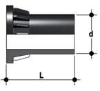 II limitatore di manovra LTKD ha la funzione specifica di consentire la rotazione della maniglia e della sfera solo per angoli prefissati di apertura o chiusura.