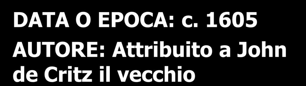 Informazioni obbligatorie DATA O EPOCA: c.