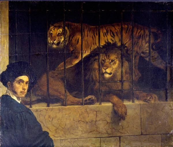 Autoritratto di Francesco Hayez con tigre e leone Hayez Francesco Link risorsa: http://www.lombardiabeniculturali.