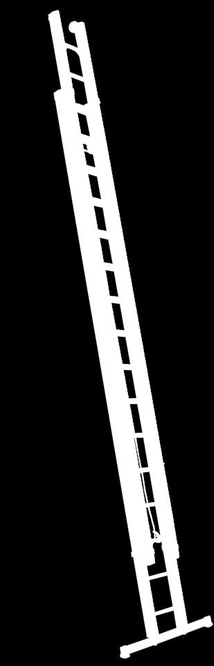 30 x 30 con superficie anti-scivolo «Attacco piolo-montante con doppia bordatura, interna ed esterna al montante verticale «Sfilo regolabile con unica fune per lo sviluppo e per il recupero dei