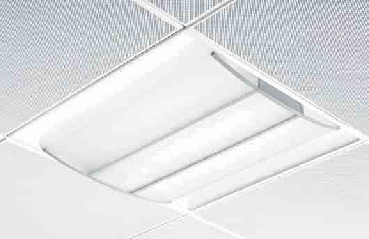 estremamente efficiente senza la vista diretta della lampada La camera di luce fornisce un illuminazione indiretta morbida e diffusa e conferisce luminosità al soffitto creando un atmosfera