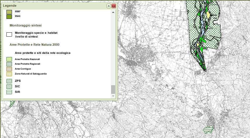 32 di 101 Figura 2.2.E Ubicazione del SIC IT1180004 Greto dello Scrivia e SIR