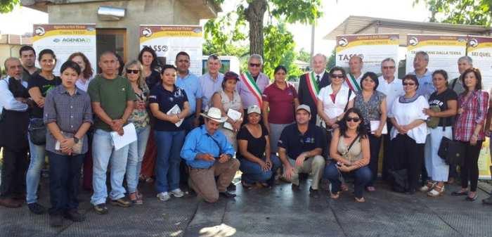 10-15 giugno 2012 Delegazione centroamericana e spagnola in Italia La delegazione il giorno 15 giugno 2012 ha potuto conoscere il nostro territorio visitando 3 aziende