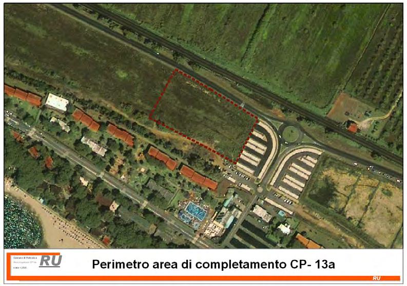 CP 13a VIA DON S. LEONE Descrizione area e L area di completamento, compresa tra Via Don S.