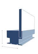 H67 H67D DOPPIO VETRO/DOUBLE GLASS DETTAGLI & DIMENSIONI DETAILS & DIMENSIONS La parete divisoria H67 è un sistema di partizione a tutta altezza, realizzata in profili di alluminio dello spessore di