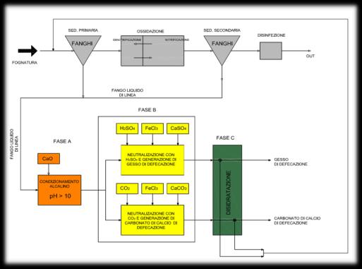acquosa della biomassa di linea è precipitato in forma di idrossiapatite e non è quindi presente nell'acqua di scarico