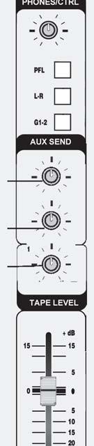 Dovranno essere utilizzati jack 6,3mm mono con polo interno positivo.