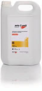 zeta 2 sporex Sterilizzante a freddo a spettro di azione completo in polvere. Diluizione 2%: per ogni confezione di ZETA 2 SPOREX si ottengono 45 litri di soluzione sterilizzante.