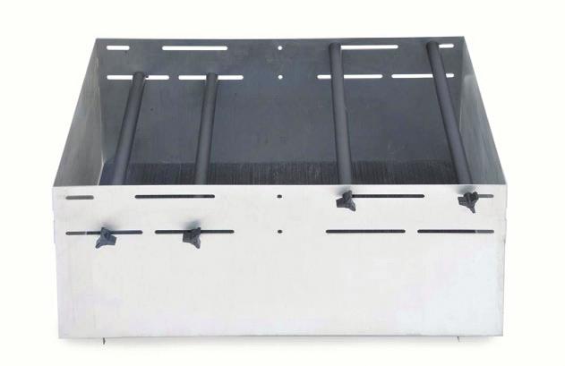 a 4 barre Piattaforma a cassone per contenitori di grandi dimensioni a 5 barre Dimensione della barra Dimensioni complessive (L x P x H) Utilizzate sugli agitatori Codice 45,7 cm 76,4 45,9 35,3 cm