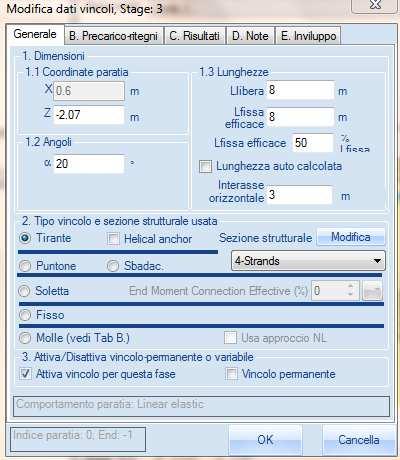 tirante stesso: Si consideri che Paratie Plus :