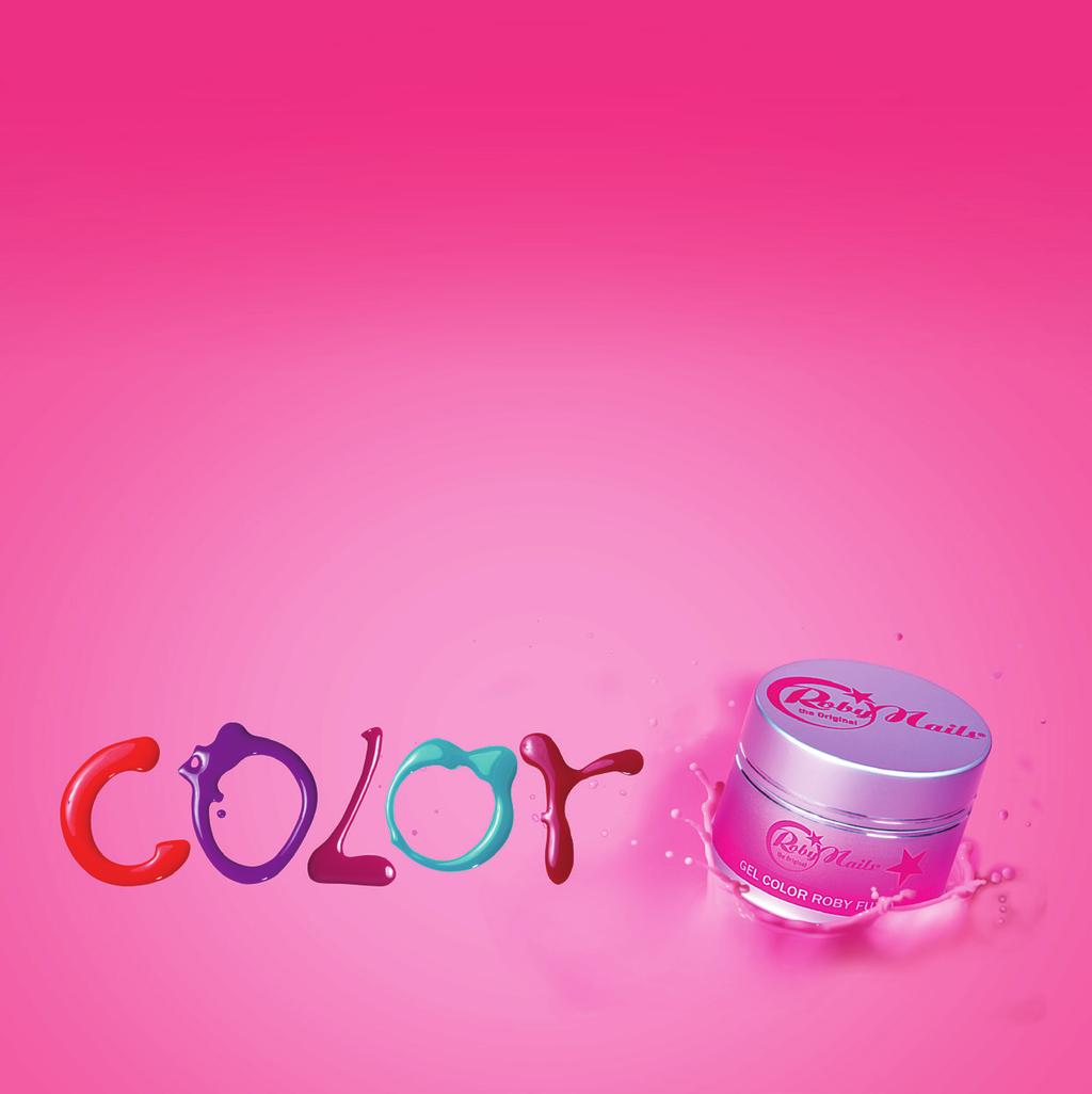 Gel Color L arte professionale del colore Dalla più avanzata ricerca RobyNails, una linea di Gel UV Intelligenti dalle caratteristiche uniche.