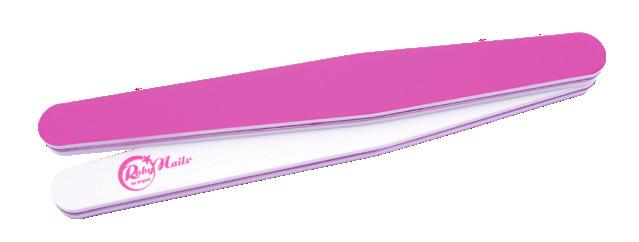 File with dual function since it is realized with one side in abrasive material 100 grit for a perfect filing and one side in a spongy material