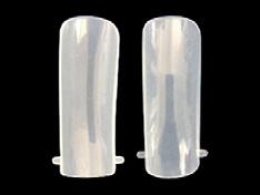 Special reusable molds in soft transparent plastic for Acrygel.