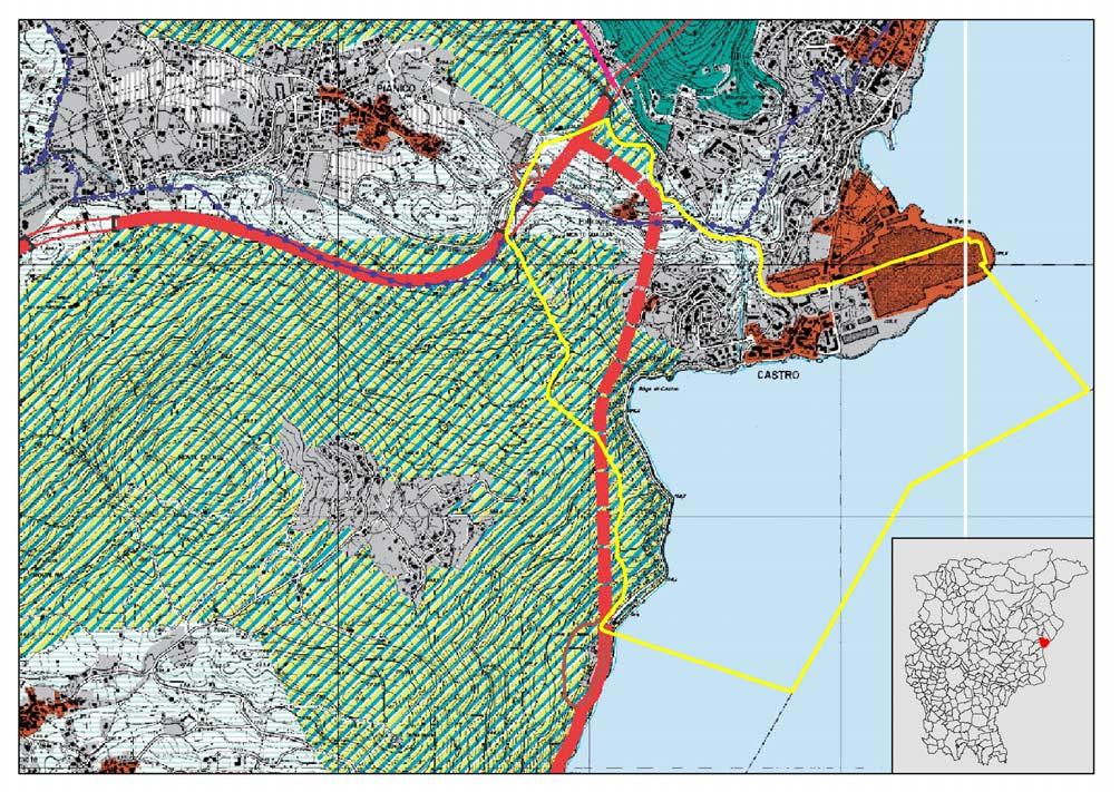 E4 ORGANIZZAZIONE DEL TERRITORIO E SISTEMI INSEDIATIVI: Quadro strutturale Legenda SISTEMI INSEDIATIVI Ambiti definiti dalla pianificazione locale vigente (sono comprese anche le aree per