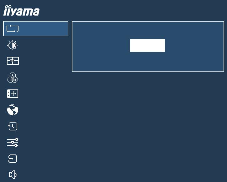 REGOLAZIONE CONTENUTI MENU Auto regolazione Auto Adjust Auto regolazione Clicca ancora su Invio per l'autoregolazione ProLite T2453MTS Regolazione immagine Auto regolazione Geometria Regolazione