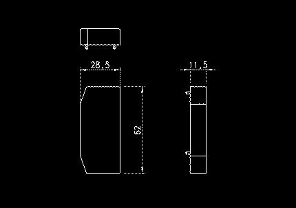 con scheda N 1 piedino per convogliatore N = n posti valvola Mod.