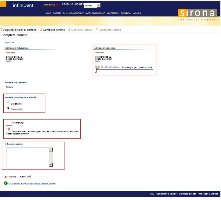 ) Ulteriore controllo dell avvenuto caricamento del file e descrizione degli eventuali altri caricamenti effettuati in precedenza.